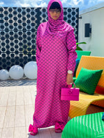 Queen Gucci Hijab Pink