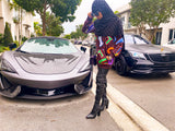 Queen Black LV Hijab
