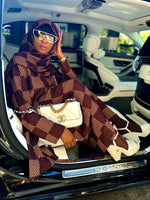Queen LV Brown Hijab