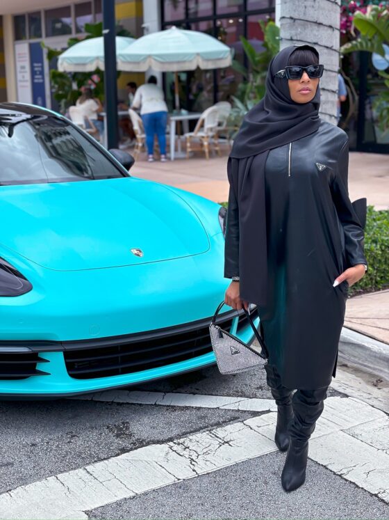 QUEEN P BLACK HIJAB - Image 2